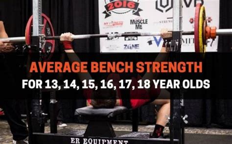 average bench press for a 13 year old|Average Bench Strength For 13, 14, 15, 16, 17, 18 Year Olds.